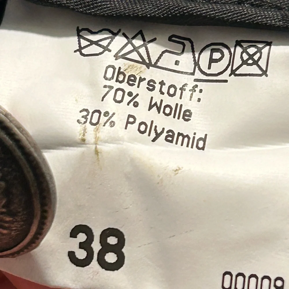 H. Moser Salzburg Maxi Black Trachten Cape with Loden Green Trim SZ 38 - Picture 10 of 16